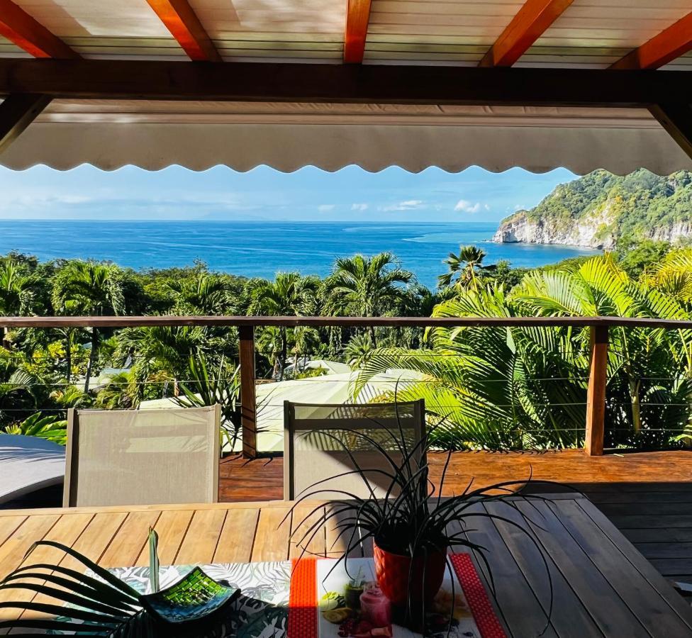 Vue Mer/3Beds/Piscine/Wifi/900 Metres De La Plage Deshaies Exterior foto